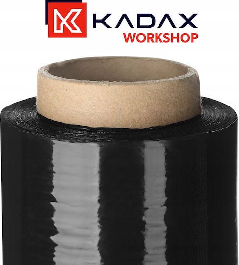 Stretch Film Strong Black 2.5kg Xl Well Covering Black Large 6pcs