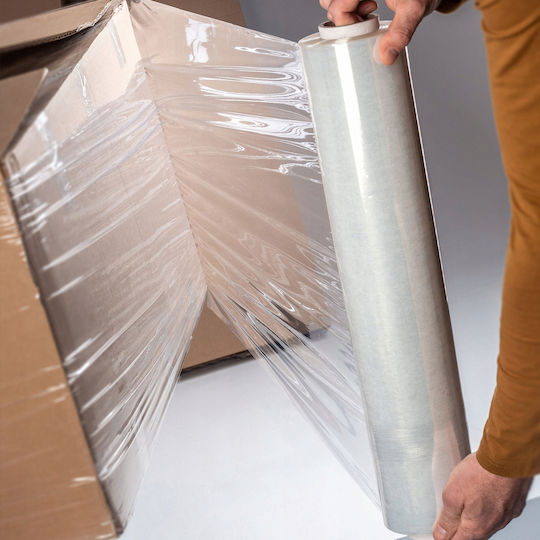 Stretch Film Xl Strecz 2.5kg Transparent Strong Opaque Clear Roll 4x