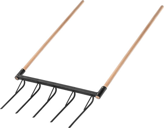 Cultivator De Mână Pentru Sol Slăbitor 77cm Metal Puternic Mâner 145cm