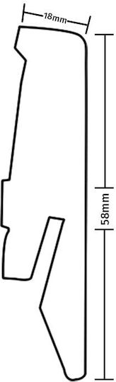 Newplan Σοβατεπί Δαπέδου Laminate 3pk 238x6εκ.
