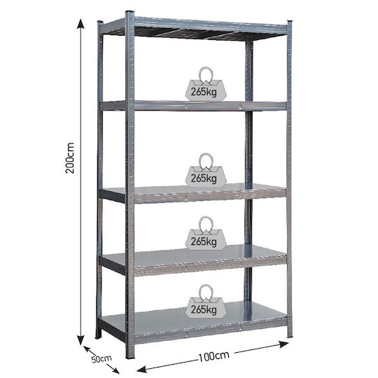 Unimac Dexion Regal 100x50x200cm 610419