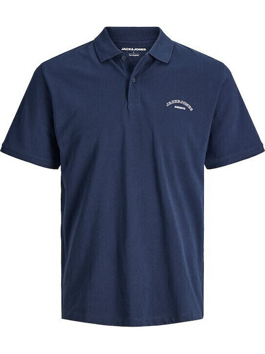 Jack & Jones Polo Herrenbluse Dunkelblau
