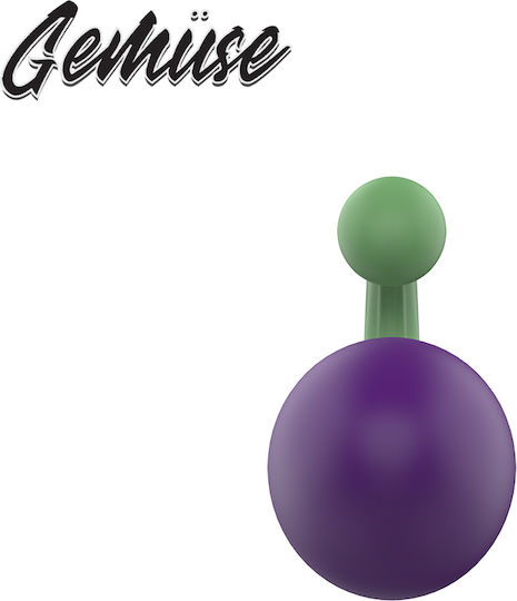 Gemüse Mini Вибратор с Дистанционно Управление Лилав