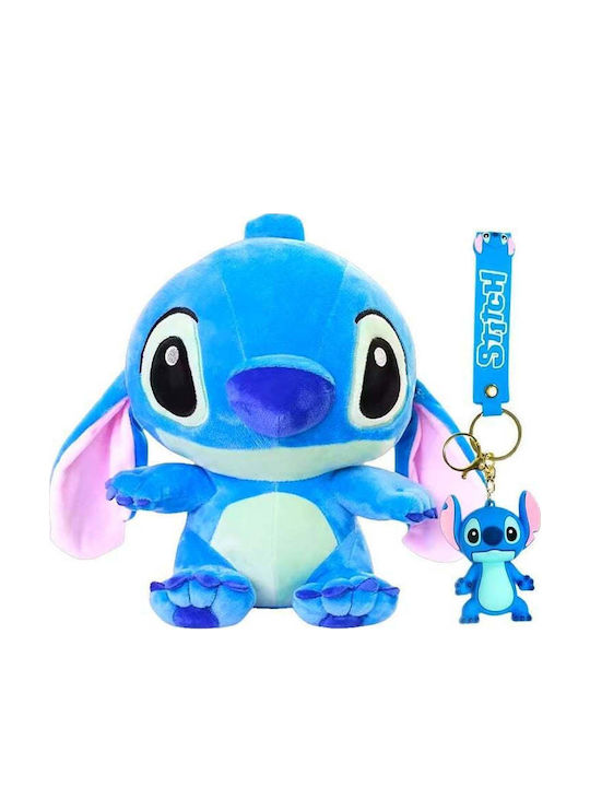 Stitch Gift Set 24 Cm Plush Toy Keychain In Gift Bag