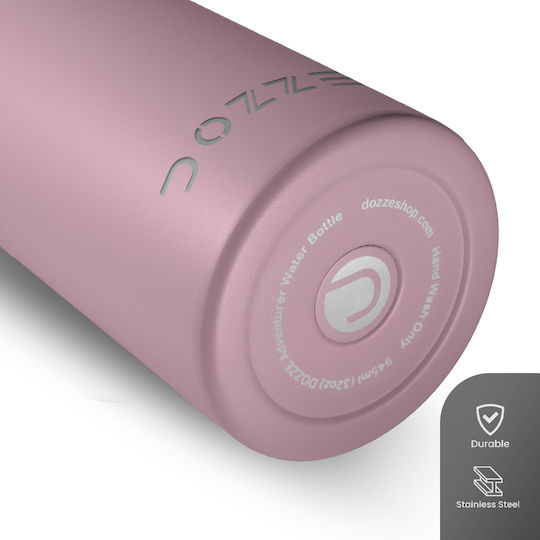 Dozze Μπουκάλι Θερμός Ανοξείδωτο BPA Free Ροζ