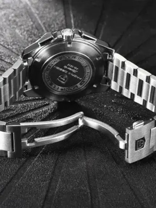 Pagani Design Ceas Barbatesc 47mm Automat cu Brățară din Metal Argintie