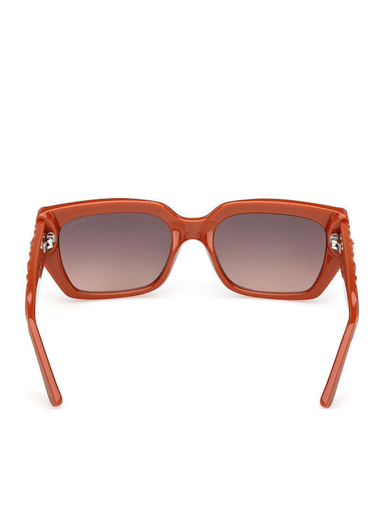 Guess Ochelari de Soare pentru Femei cu Ramă Portocalie și Lentile Degrade Portocalii GU00254 44F