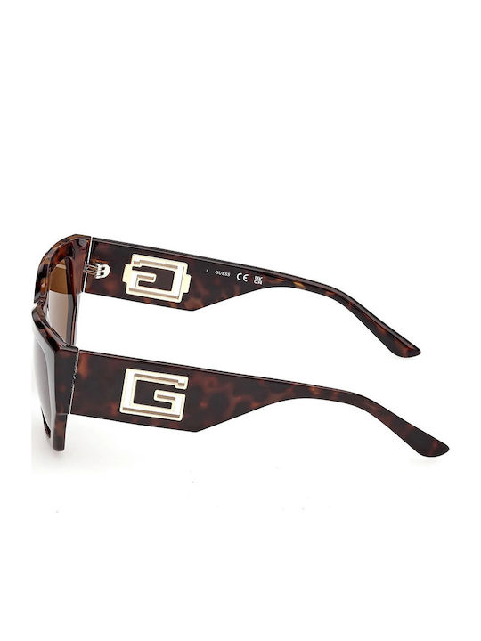 Guess Guess Women's Sunglasses with Brown Tartaruga Horn-Rimmed Frame and Brown Gradient Lenses GU00291 52E