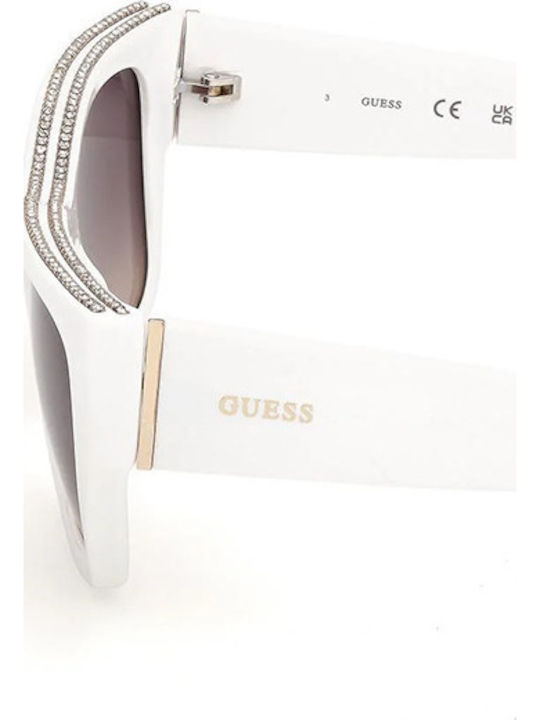 Guess Ochelari De Soare Pentru Femei Cu Culoare Full Face Albă Și Culoare Gri Degrade GU00293 21B