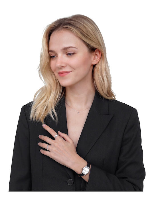 Daniel Wellington Ρολόι Μπαταρίας με Δερμάτινο Λουράκι Daniel Wellington Ρολόι Μπαταρίας με Δερμάτινο Λουράκι