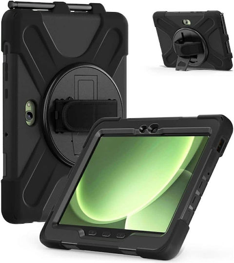 4Smarts Flip Cover Ανθεκτική Μαύρη (Samsung Galaxy Tab Active Pro / Active4 Pro / Active5 Pro)