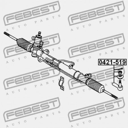 Capăt Bară Direcție Mitsubishi Lancer Mirage Cj-cp 1995.08-2000.08 Jpn Mb912519