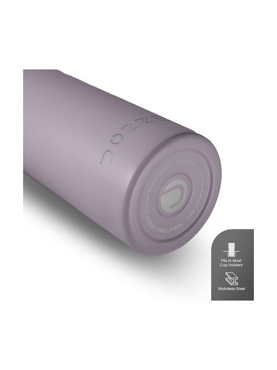 Dozze Αθλητικό Παγούρι Ανοξείδωτο 530ml Μωβ