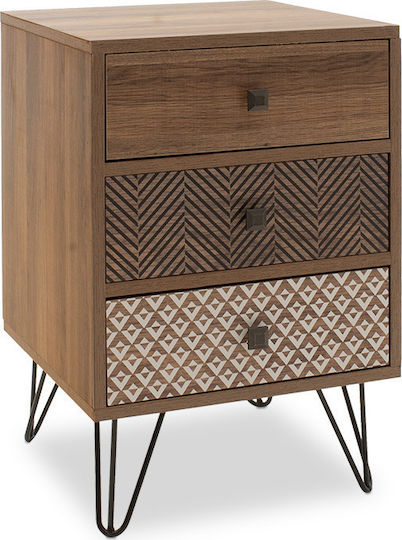 Boho Ξύλινο Καφέ 40x40x59cm 066-000007 Boho Ξύλινο Καφέ 40x40x59cm 066-000007