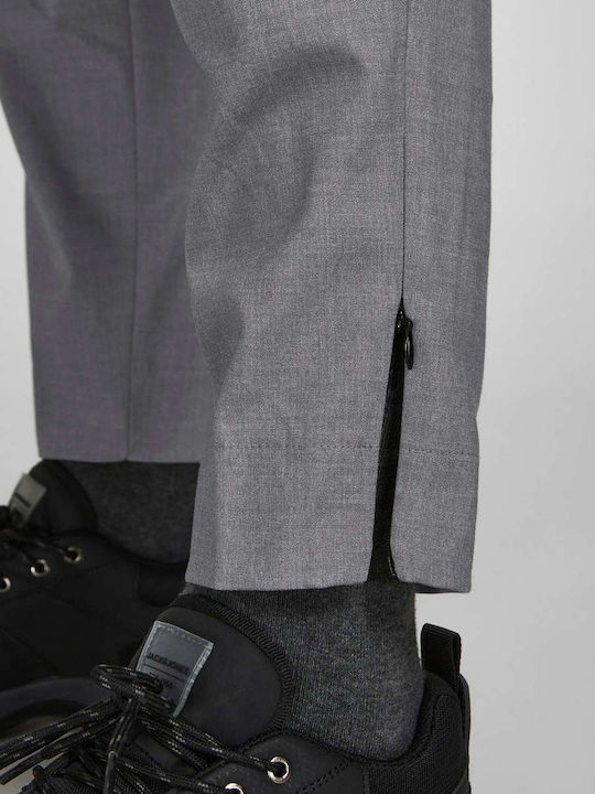 Панталон В Tapered Линия Сив Меланж
