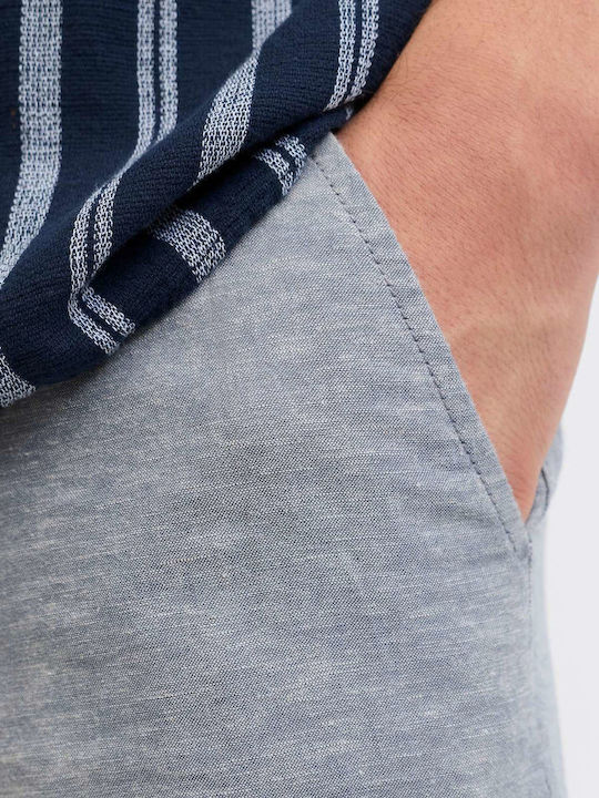 Chino Trousers In Tapered Leg Style Faded Denim
