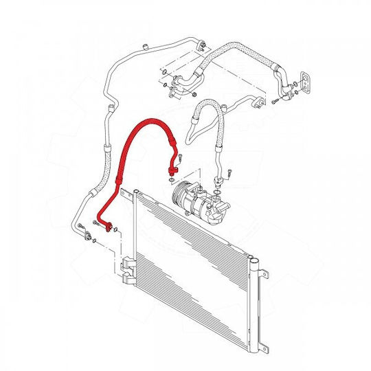 Furtun Aer Condiționat Audi A3 Q2 Cupra Ateca Formentor Skoda Superb II 5q0816721ag