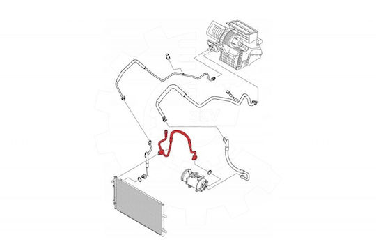 Σωλήνας Κλιματισμού Ford Galaxy Ii Mondeo Iv Vi S-max 1415653