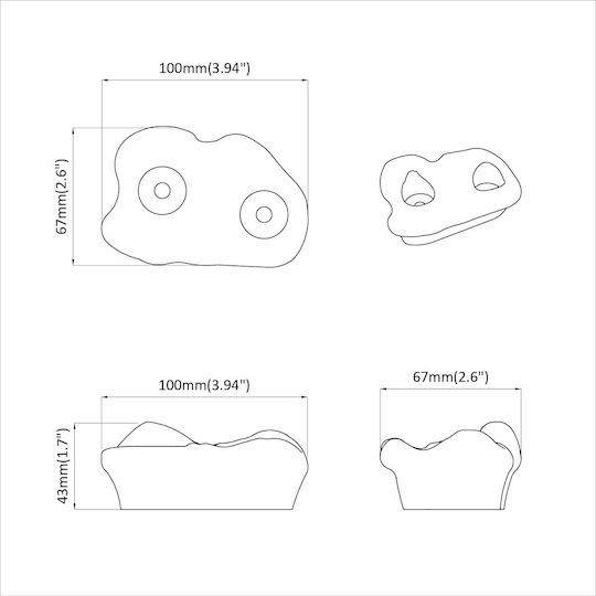 vidaXL vidaXL Kletterzubehör Griffe Zum Klettern 865012