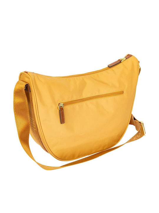 Leather Women's Shoulder Bag Yellow
