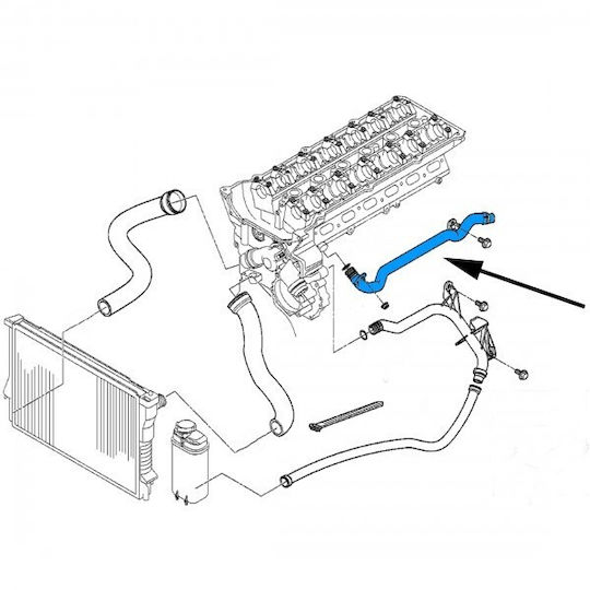 Furtun Sistem Radiator BMW 3 E46 5 E39 7 E38 X3 E83 X5 E53 Z3 E36 Z4 E85 11531705210