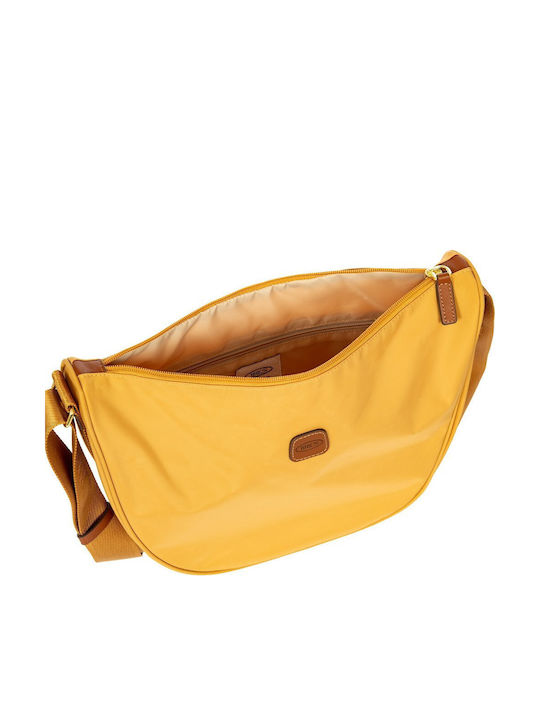 Leather Women's Shoulder Bag Yellow