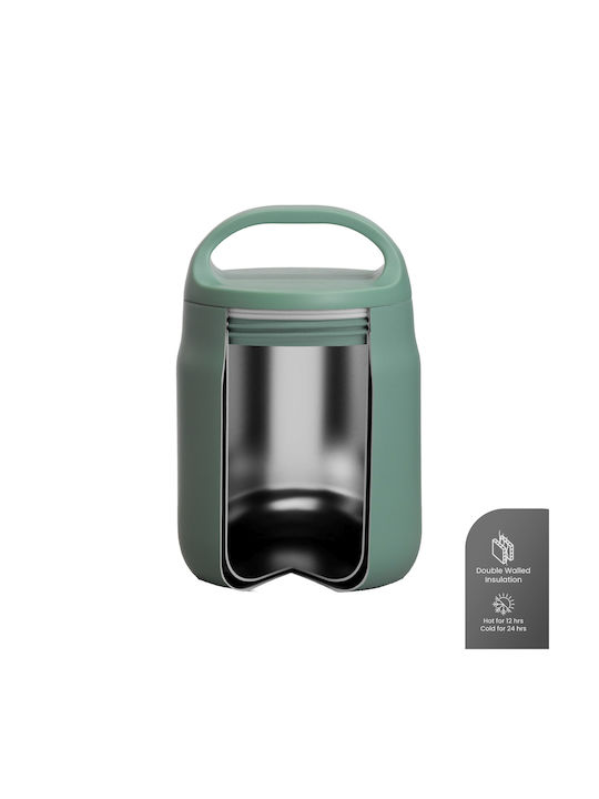 Dozze Inox Thermo Lunch Box Green 600ml