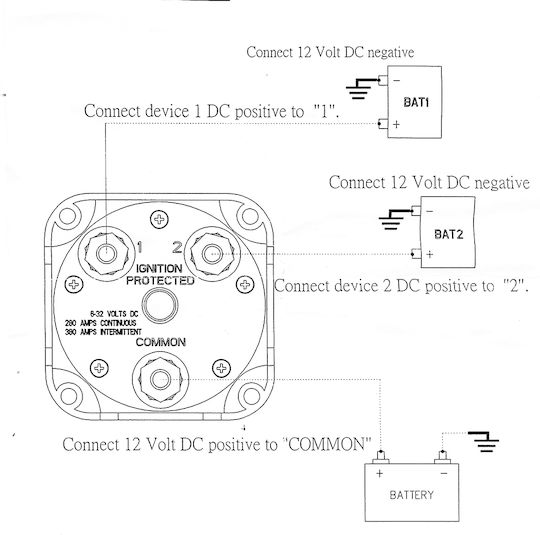 Battery Selector 300amp