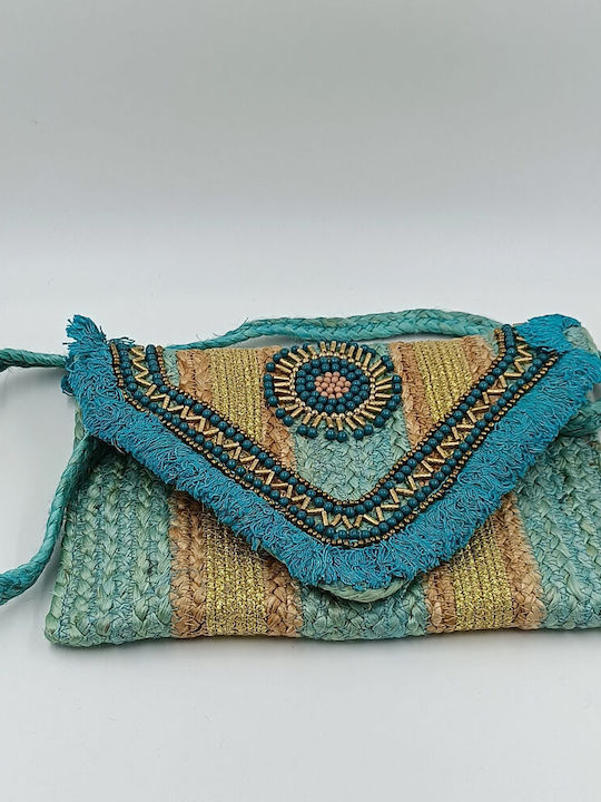 Straw Women's Envelope Turquoise