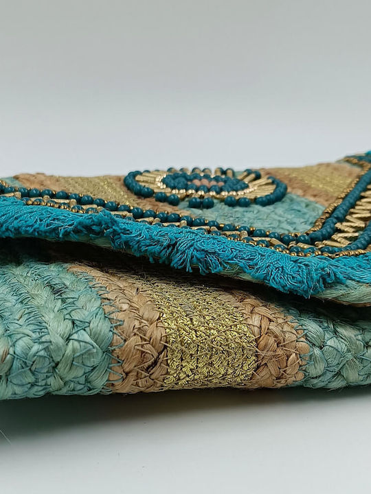 Straw Women's Envelope Turquoise