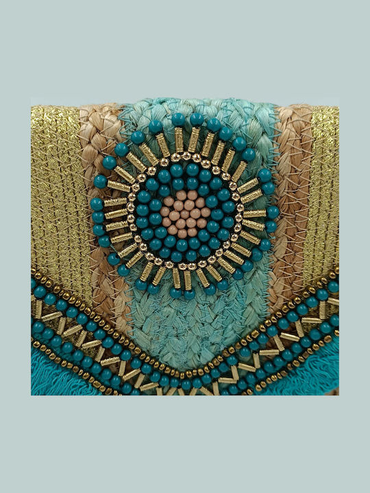Straw Women's Envelope Turquoise