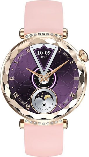 XO J13 Smartwatch mit Herzfrequenzsensoren (Rosa)