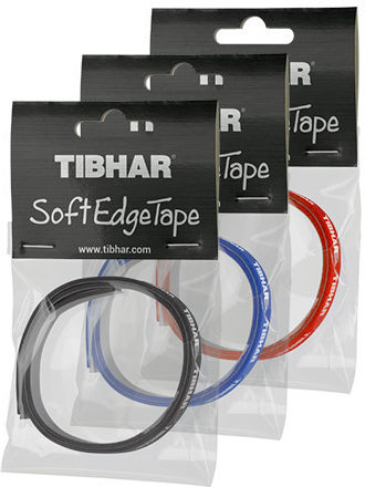 Защитна лента с мек ръб Tibhar Black 81652