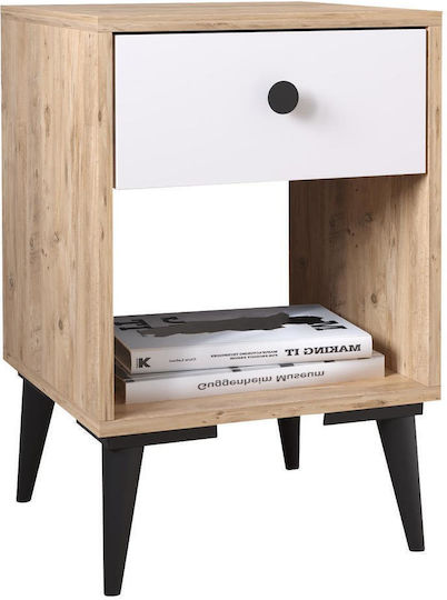 Amari Wooden Bedside Table 43x43x67.5cm