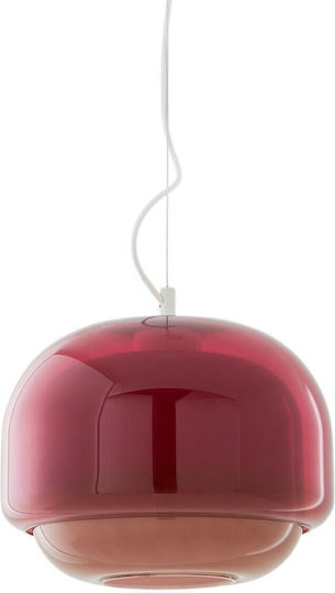 La Redoute Interieurs Hängelampe Rot 30.5x39cm La Redoute Interieurs Hängelampe Rot 30.5x39cm
