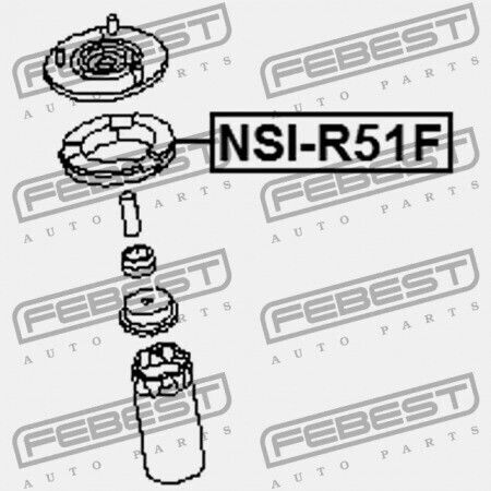 Febest Mașină de Spălat Auto Pentru Nissan Căutător de Drumuri