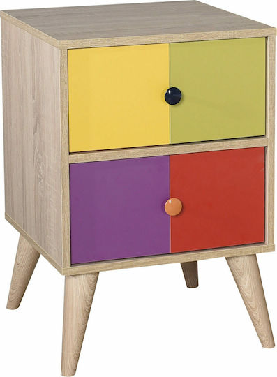 Rainbow Ξύλινο Πολύχρωμο 50x40x66cm Rainbow Ξύλινο Πολύχρωμο 50x40x66cm