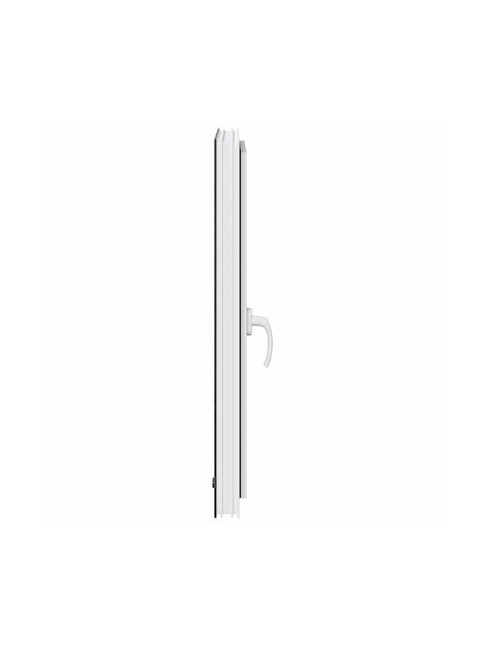 vidaXL Hinged PVC Window Risor P60xH80cm