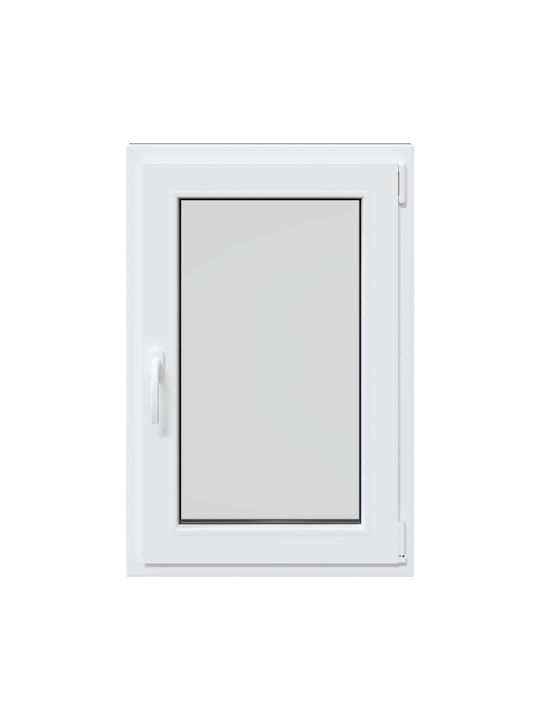 vidaXL Ανοιγόμενο Παράθυρο PVC Risor Π60xΥ80cm