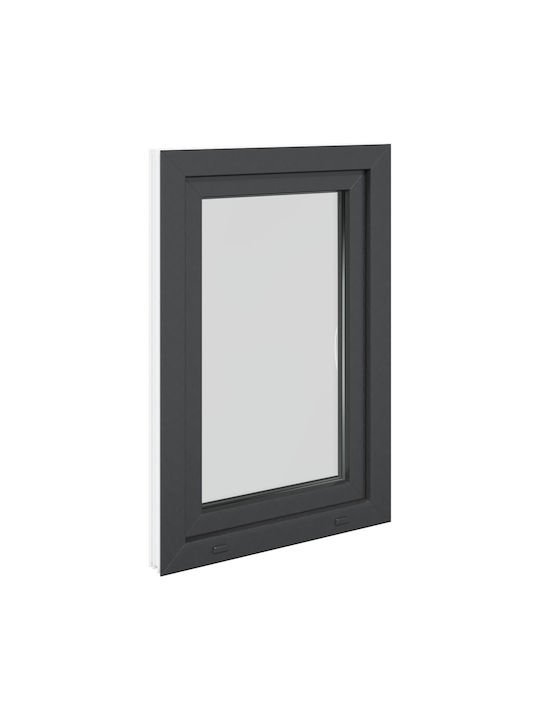 vidaXL Ανοιγόμενο Παράθυρο PVC Risor Π60xΥ80cm