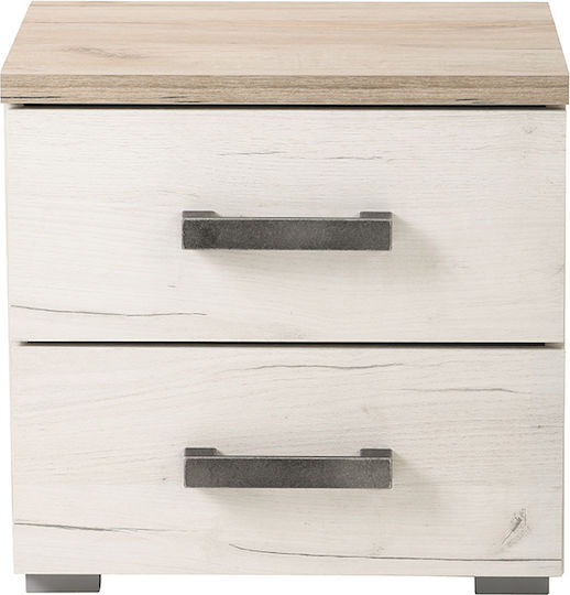Kent Νο Stejar gri / Stejar alb 44.5x33.5x43cm 11008687 Kent Νο Stejar gri / Stejar alb 44.5x33.5x43cm 11008687