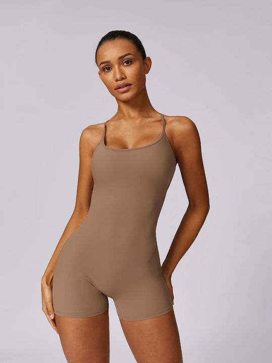 De Damă Short întreg Brown