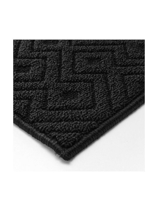 L-c Losi Αντιολισθητικό Χαλί Ορθογώνιο Black 50x80cm