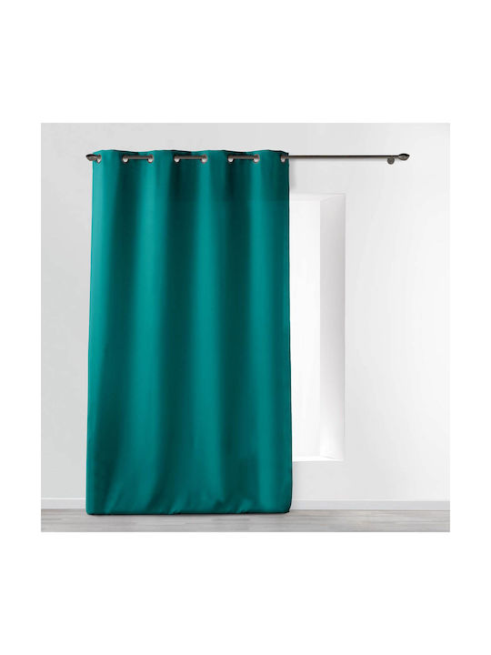 Κουρτίνα με Τρουκς Essentiel Blue Peacock 140x260εκ.