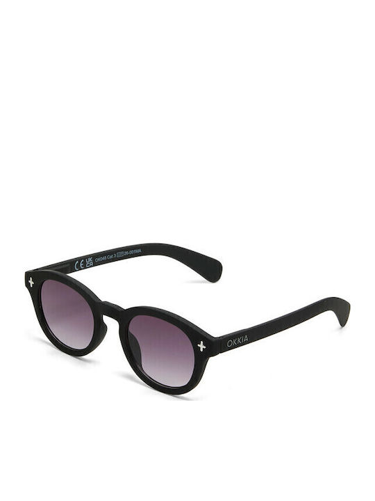 Okkia Unisex Sunglasses with Black Frame OK048BK