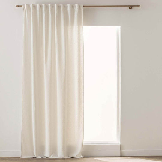 Vorhang mit Bleistiftfalten Cody Ecru 140x260cm