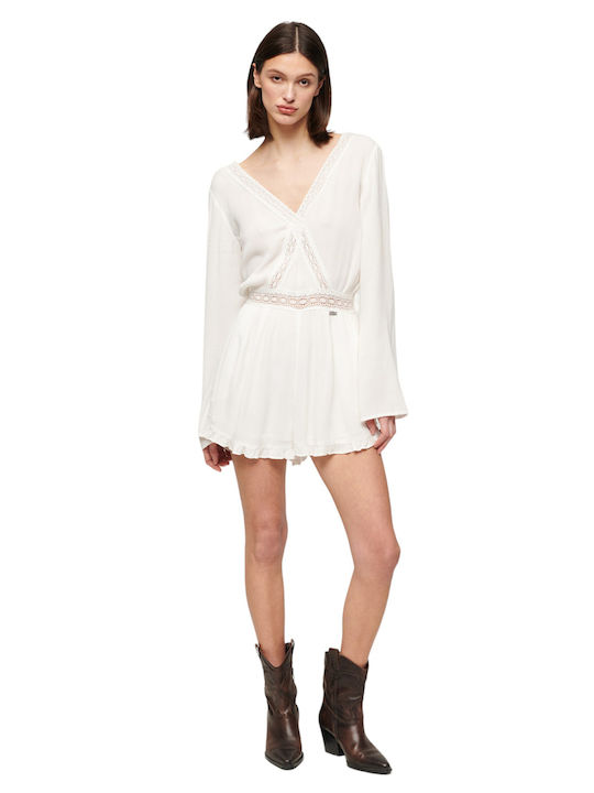 Women's One-piece Shorts Ecru