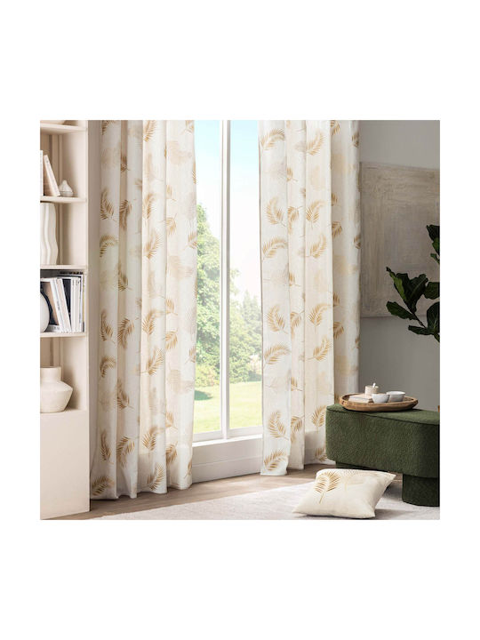 Curtain With Grommets Isadora Ochre 140x240cm