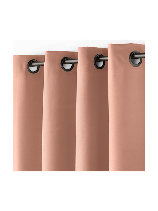 Κουρτίνα με Τρουκς Essentiel Blush 140x260εκ.