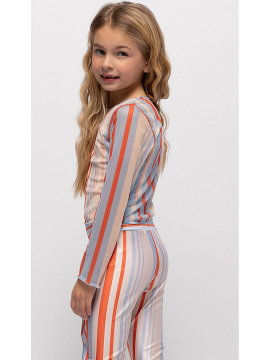Kids Set with Leggings Summer 3 Pieces White